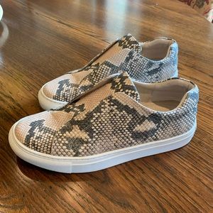 J Slides snake pattern slip ons. Size 7.5M